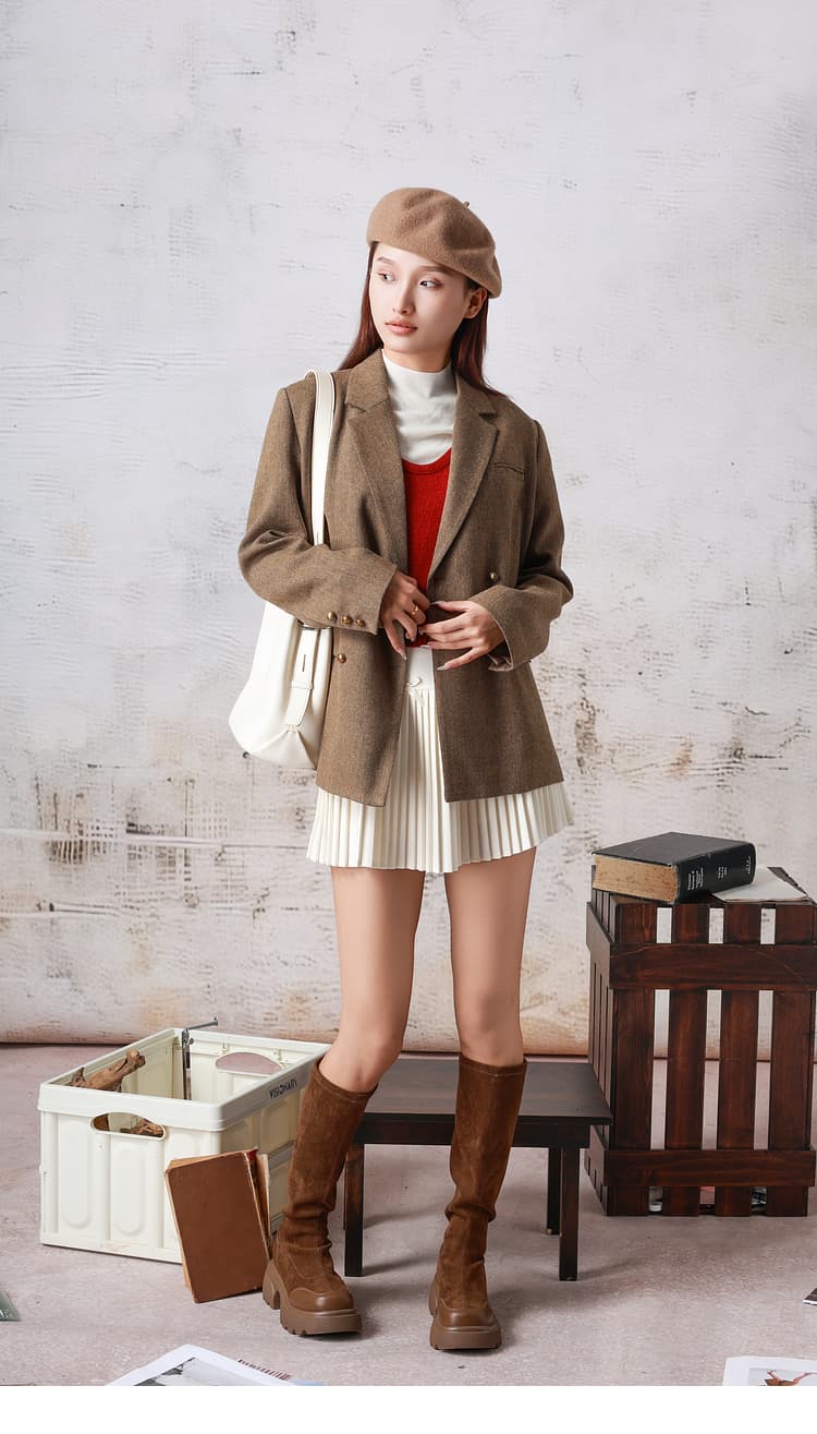 プリーツスカート きれいめプリーツミニスカート