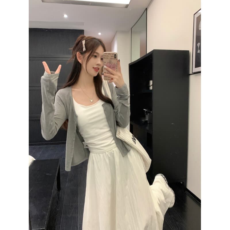 プリーツスカート 風香るマキシプリーツスカート