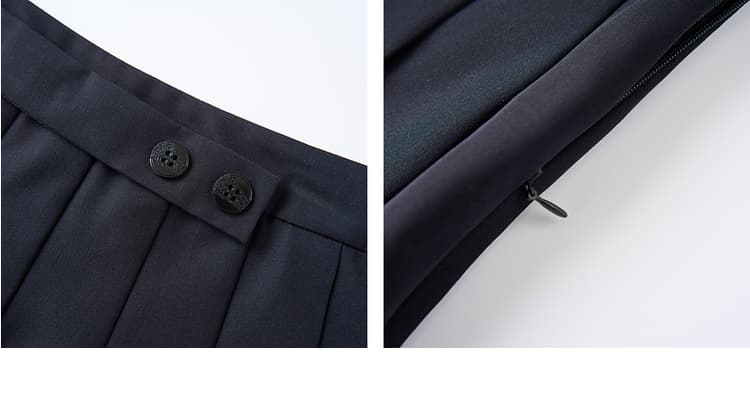 プリーツスカート 細やかプリーツ制服風ミニスカート