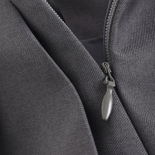 プリーツスカート 前ボタン飾り細プリーツミニスカート