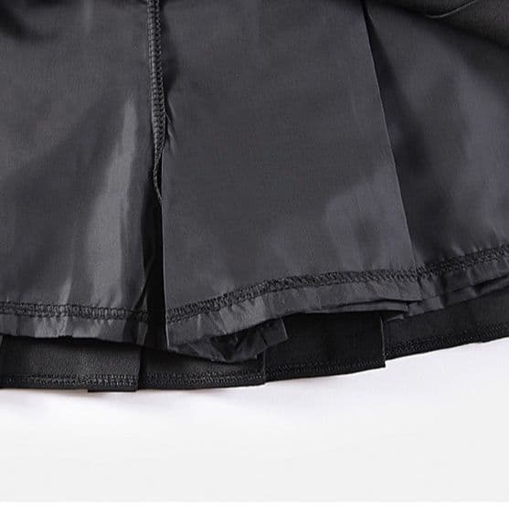 プリーツスカート クラシカル均一プリーツミニスカート