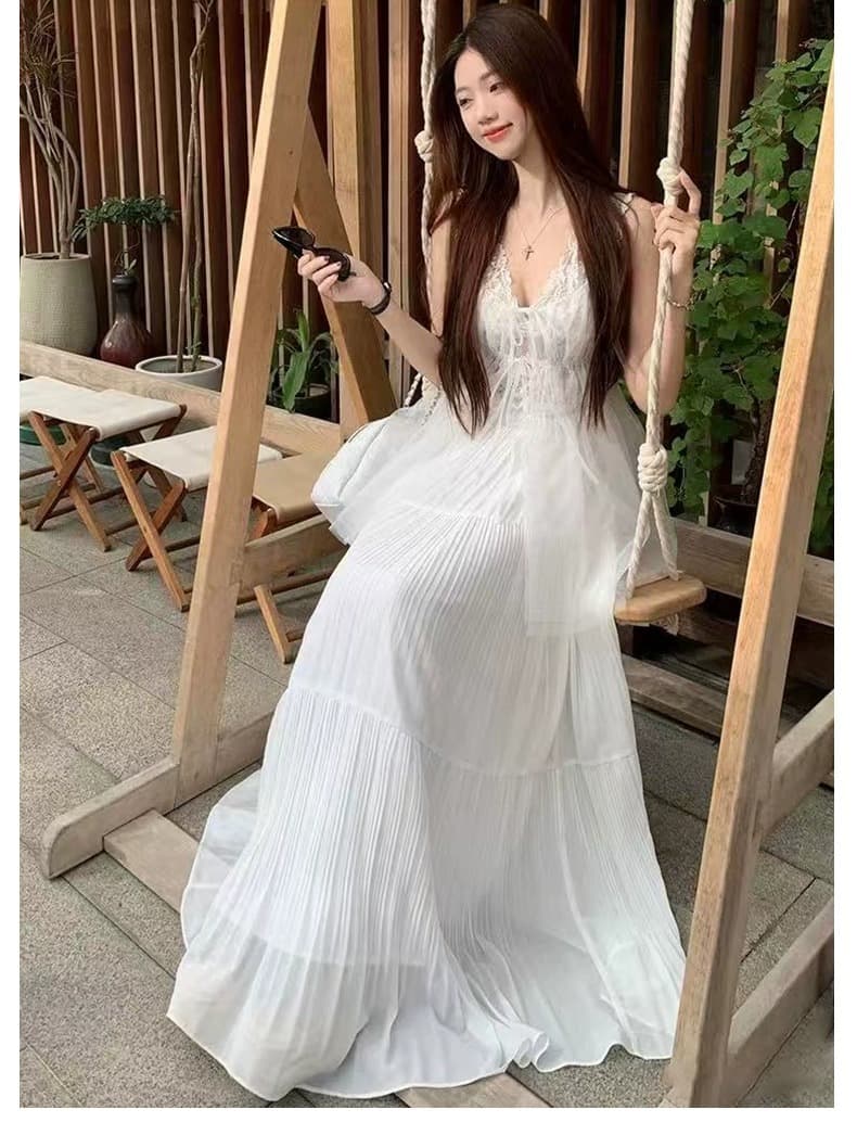 プリーツスカート 優美なシルエットプリーツロングスカート