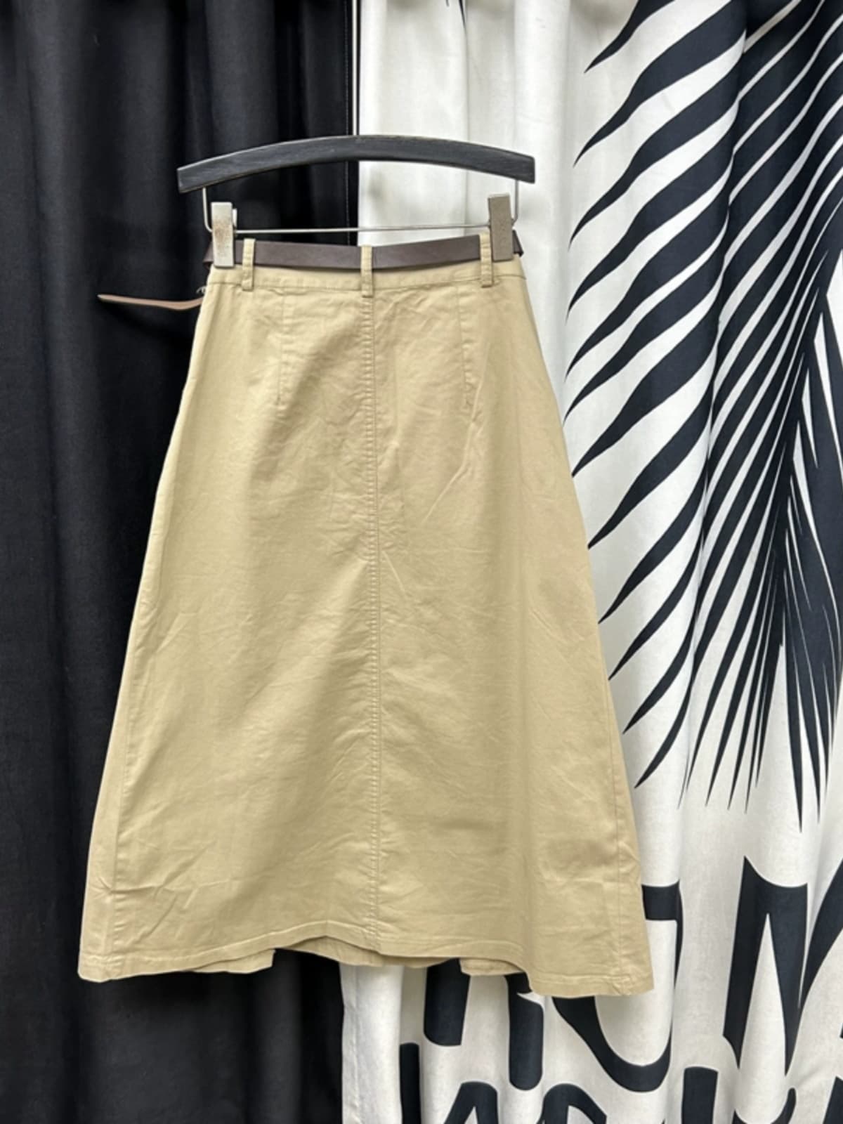 プリーツスカート ポケット付きプリーツフレアスカート