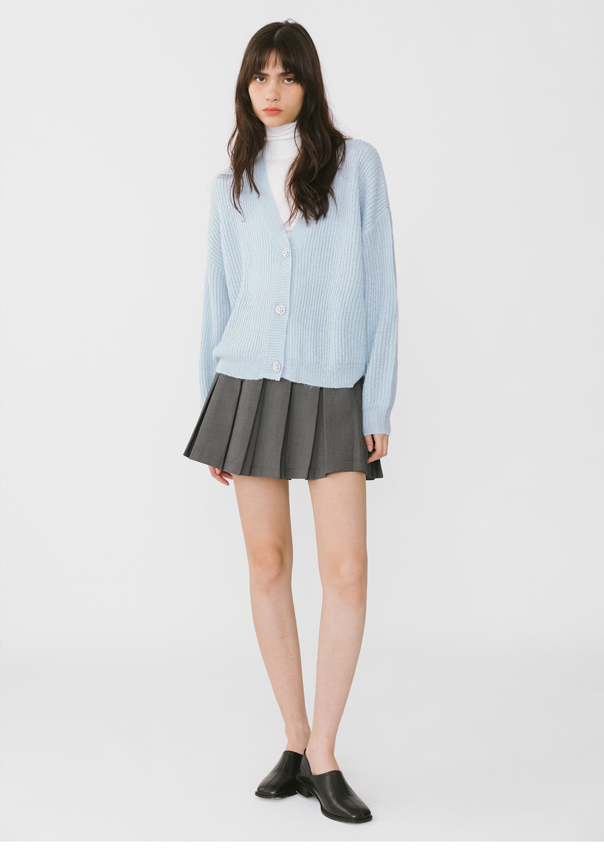 プリーツスカート 制服風プリーツミニスカート