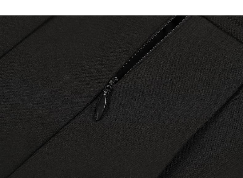 プリーツスカート 装飾ボタン付きハイウエストプリーツミニスカート