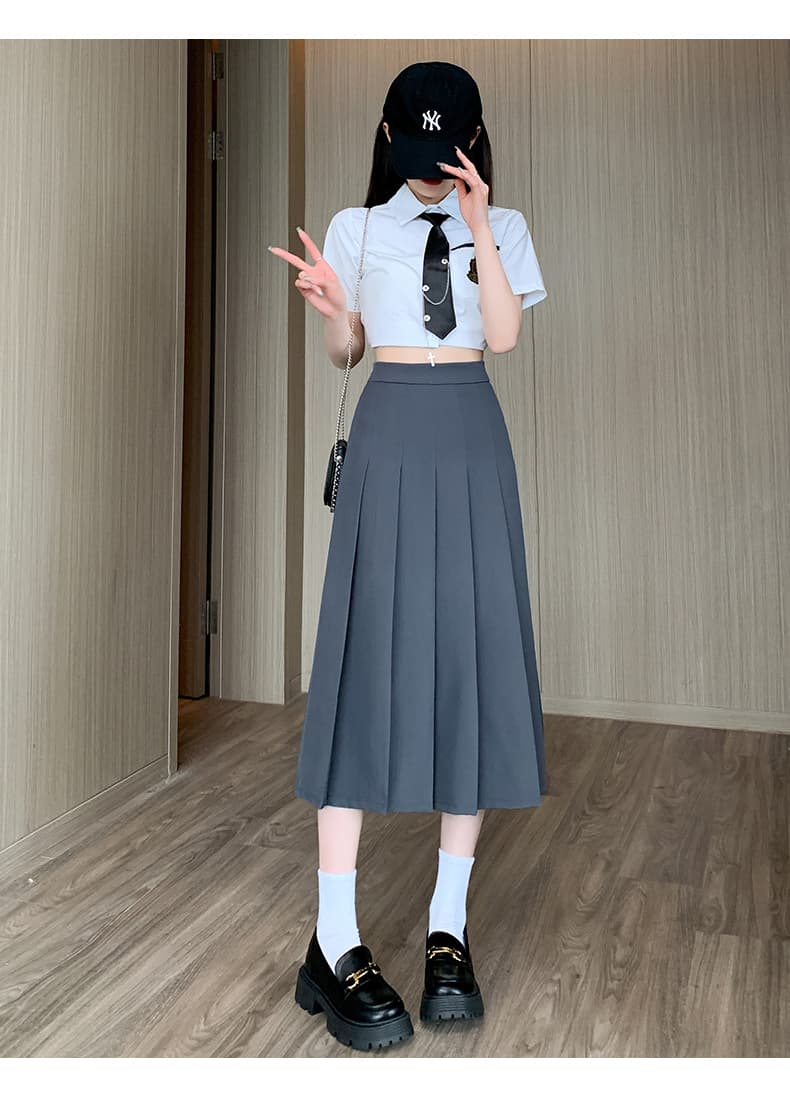 プリーツスカート クラシカル整形プリーツスカート