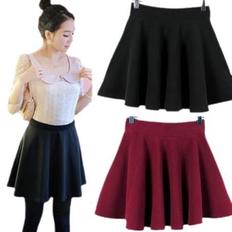 プリーツスカート ふんわり広がるプリーツミニスカート