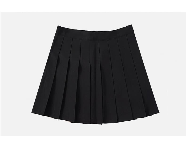 プリーツスカート クラシカル均一プリーツミニスカート