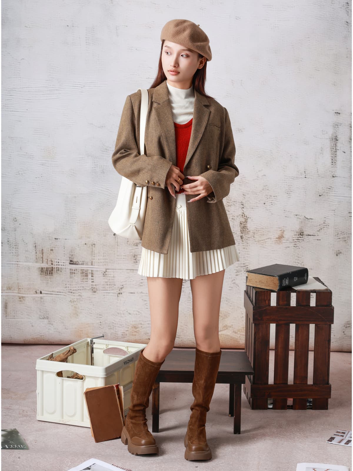 プリーツスカート きれいめプリーツミニスカート