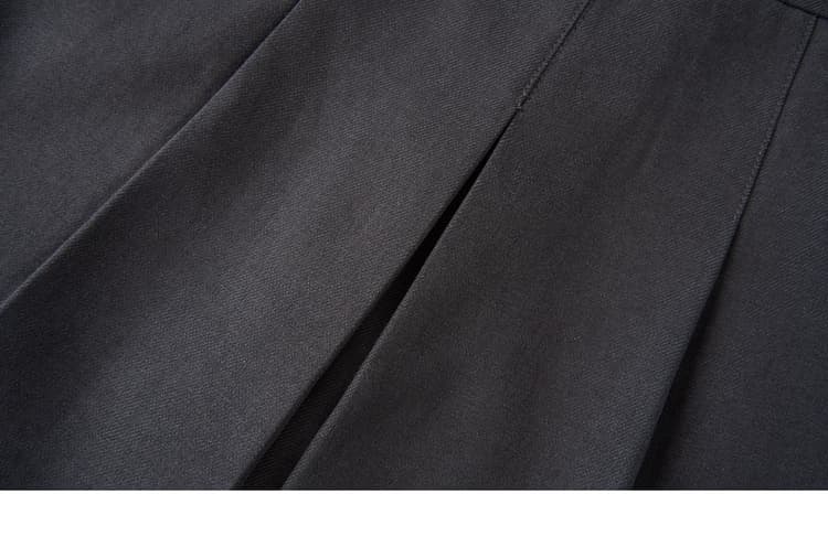 プリーツスカート ポケット付きボックスプリーツミニスカート