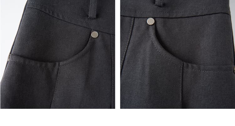 プリーツスカート ポケット付きボックスプリーツミニスカート